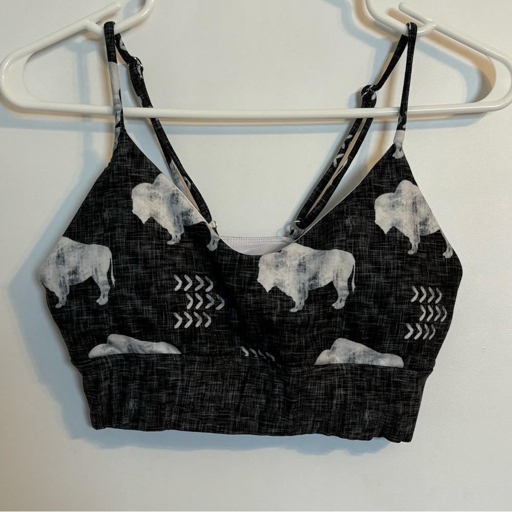 Fringe Hill Bison Yoga/ Sports Bra